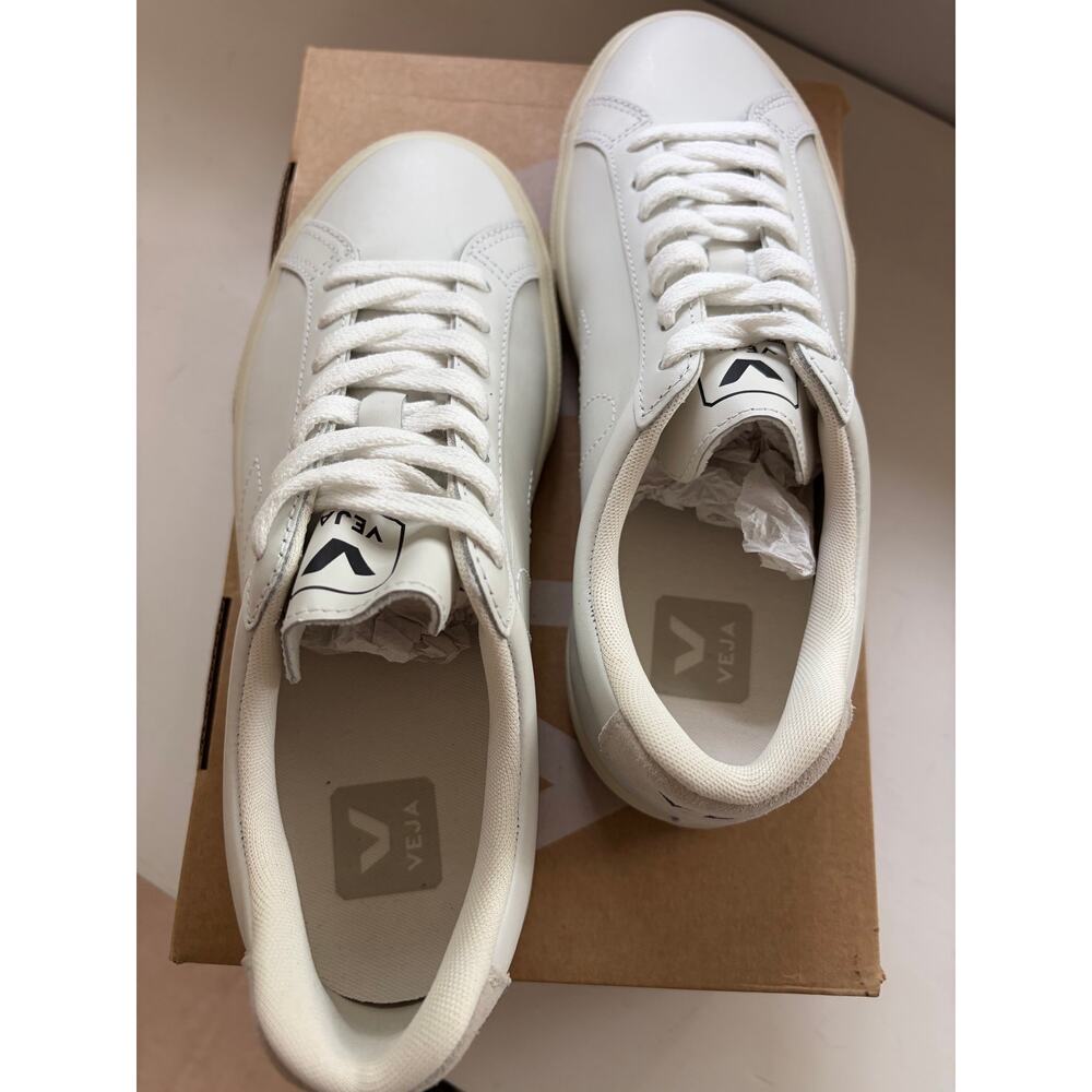 Veja Esplar White Extra White Casual Sneakers Size 6 / 37 NWT - Picture 7 of 9
